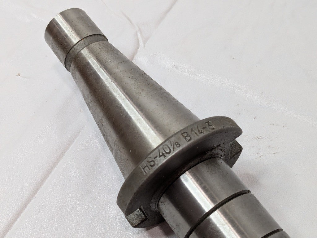 Milling Machine Arbor HS Standard Taper 40-7/8 B 14-3