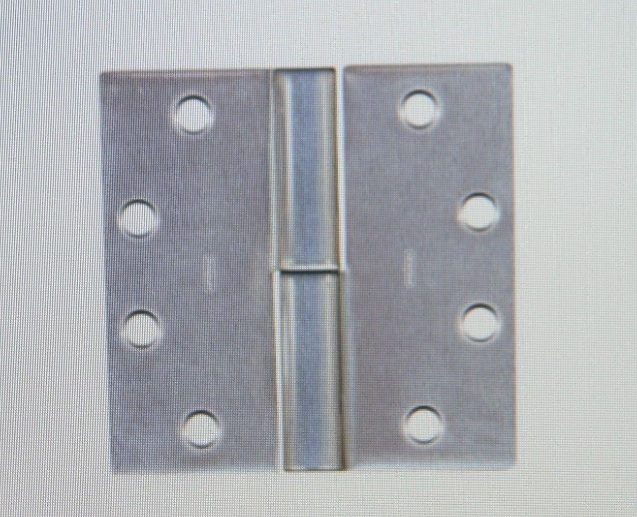 Stanley 4-1/2" x 4-1/2" RH 304 Stainless Steel Full Mortise Hinges Qty 2 834366