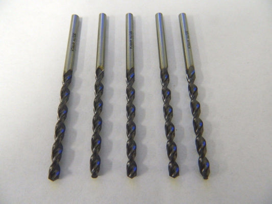 Accupro Jobber Length Drill Bits 9/64" 130° TiAIN Cobalt Qty. 5 05926332