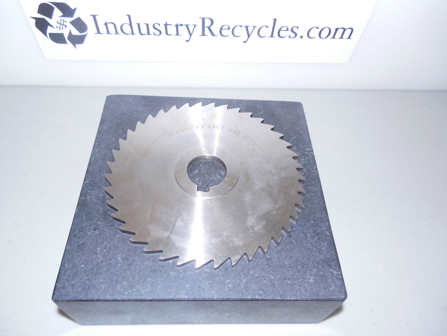 Interstate Straight Teeth Side Chip Saw 5" x 5/32" x 1" HSS 40-Te