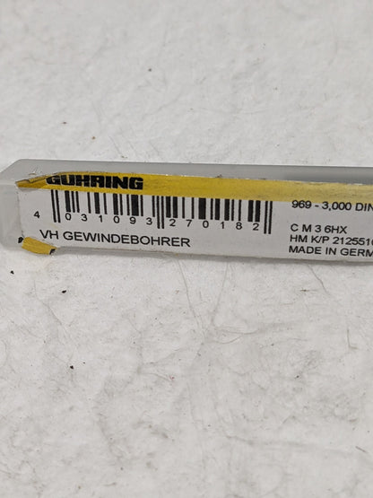 GUHRING Spiral Point Tap: M4x0.70 Metric, 3 Flutes 9009690040000