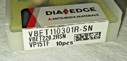 Mitsubishi Turning Insert VBET220.2RSN Qty 10 273121