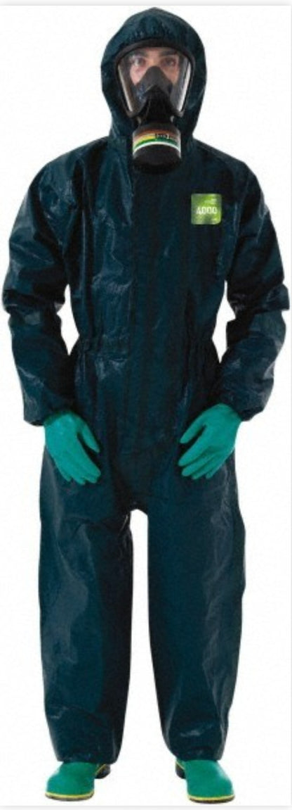 ANSELL Disposable Coveralls Chemical Size XL NO MASK QTY6 GR40-T92-111-05