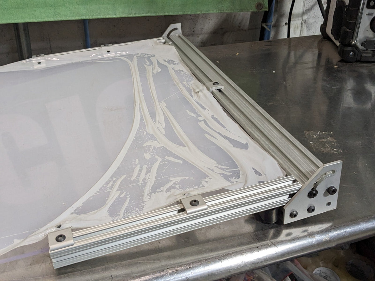 Rockford Milling Machine Guard Rear Mill Shield Panel 24" x 24" Polyca