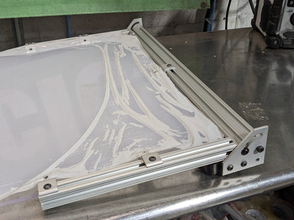 Rockford Milling Machine Guard Rear Mill Shield Panel 24" x 24" Polyca