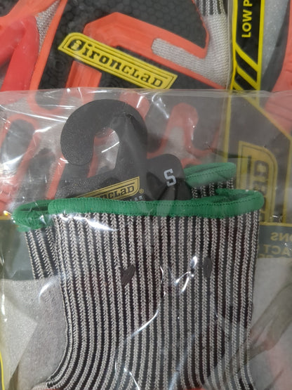 IRONCLAD 7pk of Cut Puncture & AbrasionResistant Gloves Size Small KCI5FN-02-S