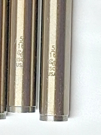 Chicago-Latrobe Cobalt Jobber Length Drill Bits QTY6 5/16"Dia 135 deg 46620