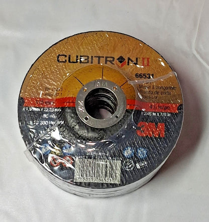 3M Cubitron II Ceramic Grain Cut-Off Wheels 4" x 0.045" x 3/8" QTY25 66531
