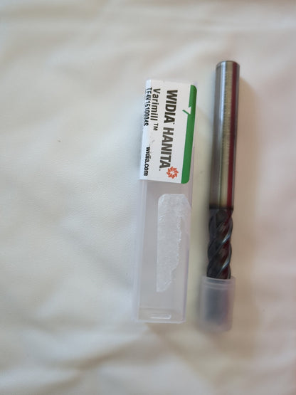 Widia Hanita Square End Mill 3/8" Dia 1-1/2"LOC 4 Flute Carbide TF4V1510004S