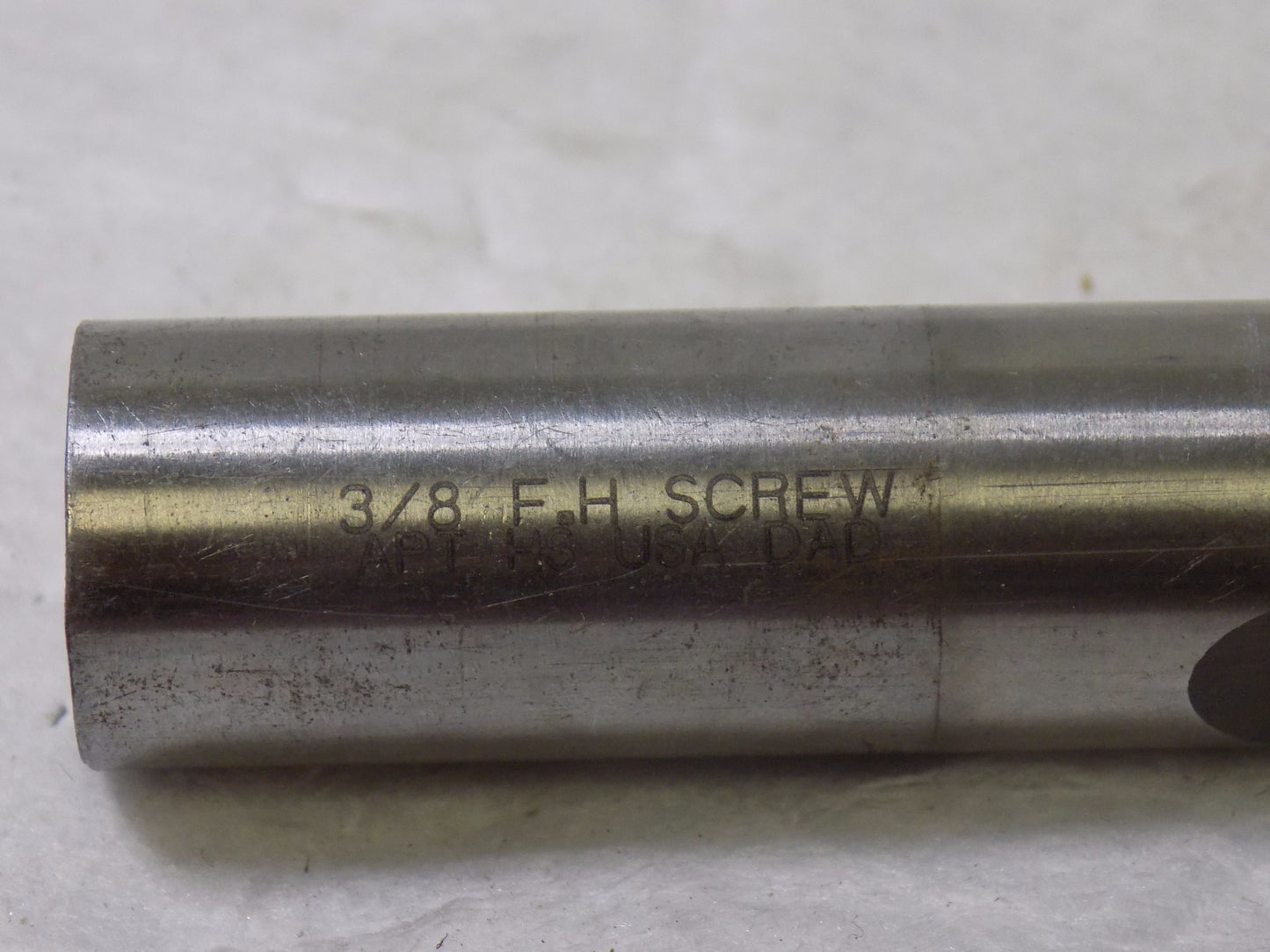 APT HSS Step Drill For 3/8" Flat Head Machine Screws 3/4" Shank Diamet