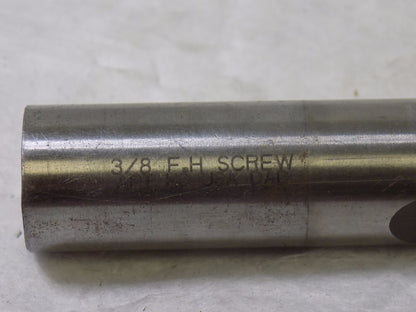 APT HSS Step Drill For 3/8" Flat Head Machine Screws 3/4" Shank Diamet