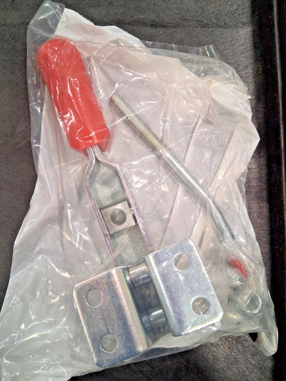 De-Sta-Co Pull-Action Latch Clamp Horizontal 1,000 lb J-Hook Flanged Base 381
