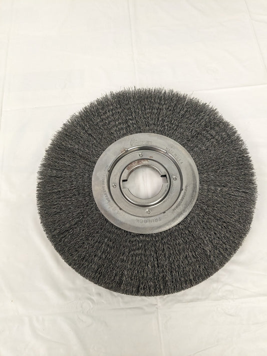 WEILER Wheel Brush: 12″ Wheel Dia, Crimped 06180