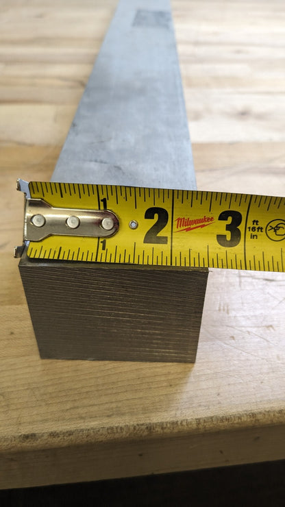 DRTS A2 Air-Hardening Flat Stock 2 x 2.5 x 28.5" +/- .5" L Tolerance 86463551