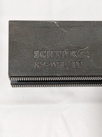SCHUNK Soft Lathe Chuck Jaw: Serrated KM-WBL 100 Qty 1 Jaw 132602