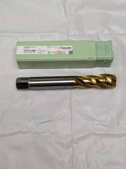 Walter Spiral Flute Tap: 7/8-9 UNC, 4 Flutes, Class 2B, Series M2256305 6149977