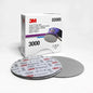 3M Trizact Hookit Foam Disc, 02085 6 in, P3000, 15 discs per carton