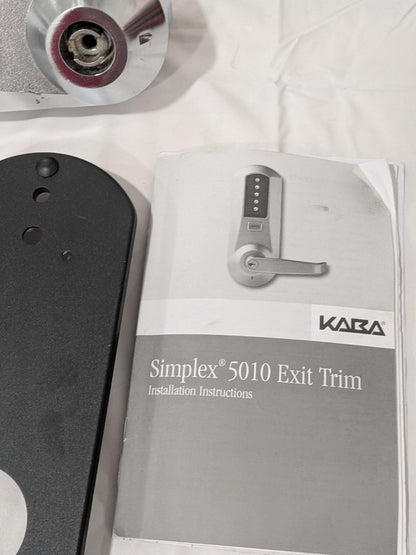 Kaba Combination Entry w/Key Override Lever Lockset 1-3/4 to 2-1/4" Thick Door