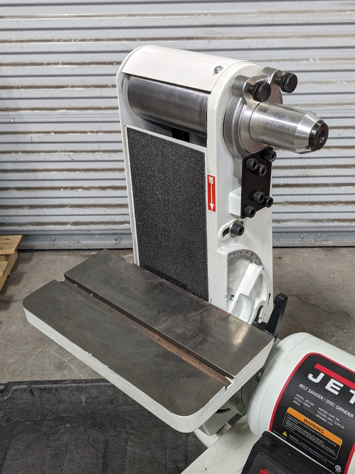 Jet Combination Belt Sander / Disc Grinder w/ Stand 1.5 HP 115v Parts / Repair