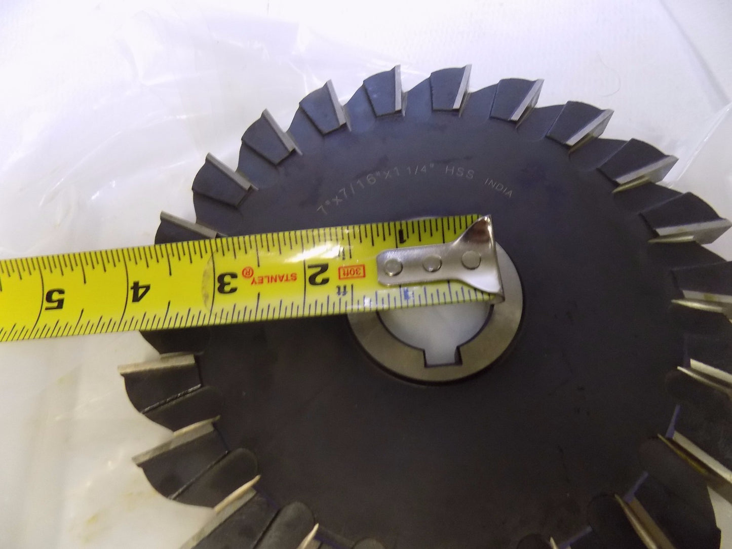 Interstate Side Milling Cutter 7"x 7/16" x 1-1/4" HSS 22 Straight