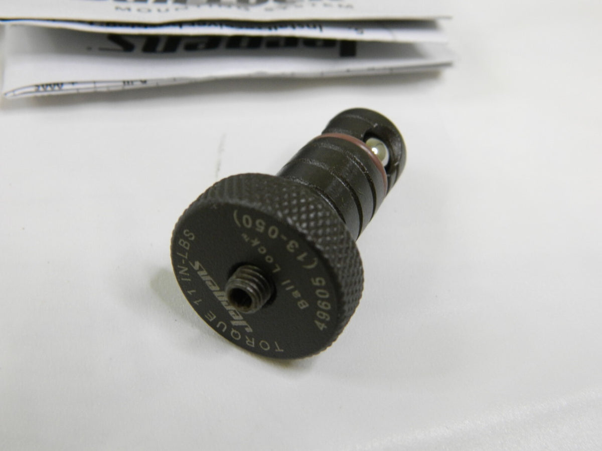 JERGENS Modular Fixturing Shank: Ball Lock, 13 mm Shank Dia, Steel 49605