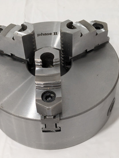 Phase II Manual Lathe Chuck: 8", 3 Jaw, Self-Centering 559-114