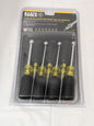 Klein Tools Nut Driver Set: 7 Pc, 5 to 10 mm, Hollow Shaft 65160