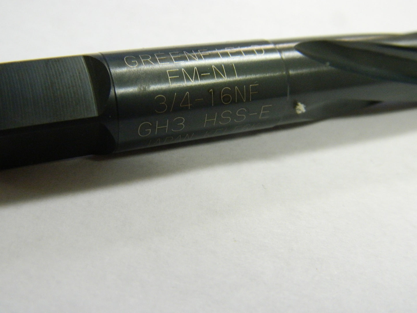 Greenfield Bottom Spiral Tap 3/4 - 16 GH3 NF 4FL HSS-E 87528