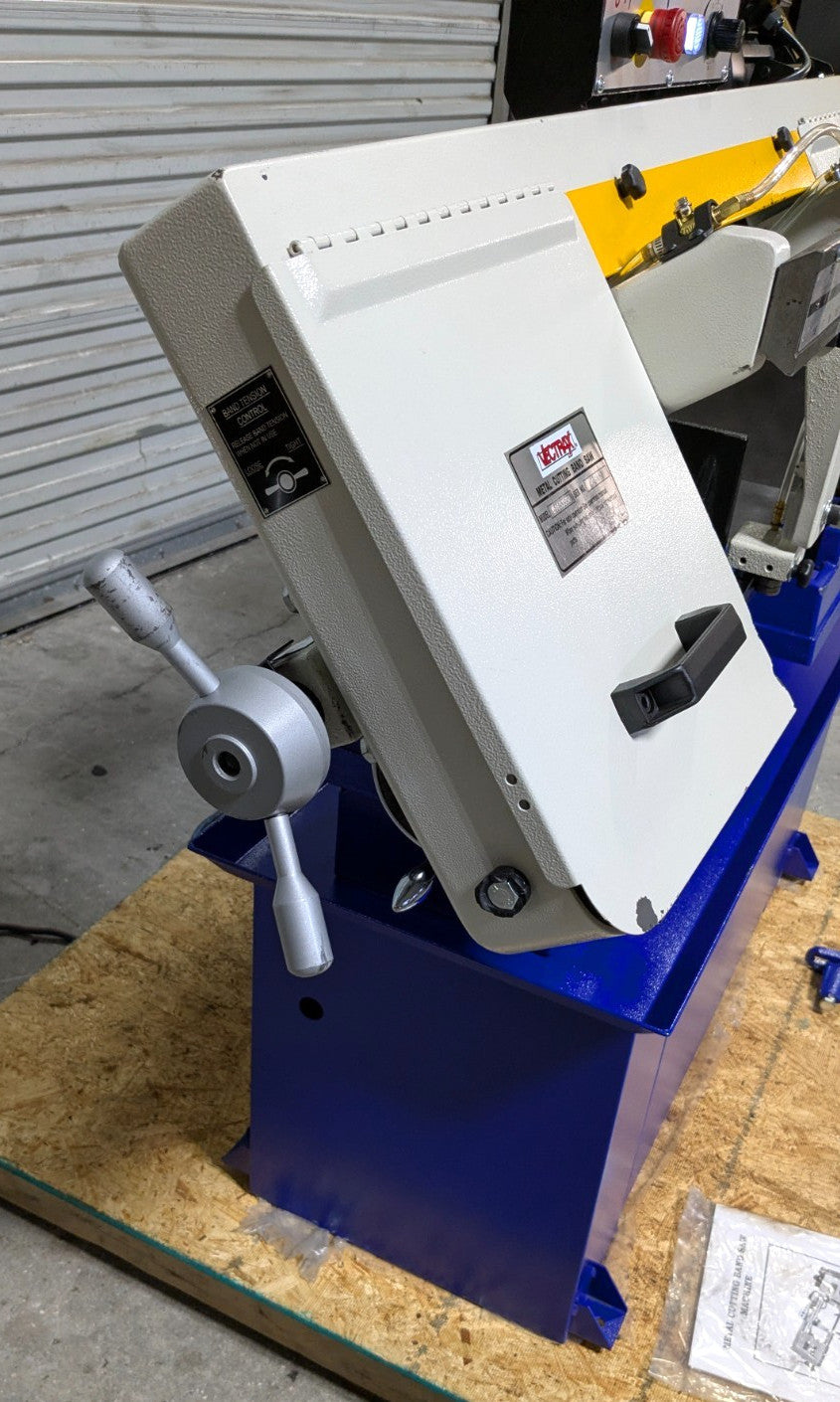 VECTRAX 9x16 Horizontal Bandsaw 110V  1-1/2HP  Step Pulley Drive