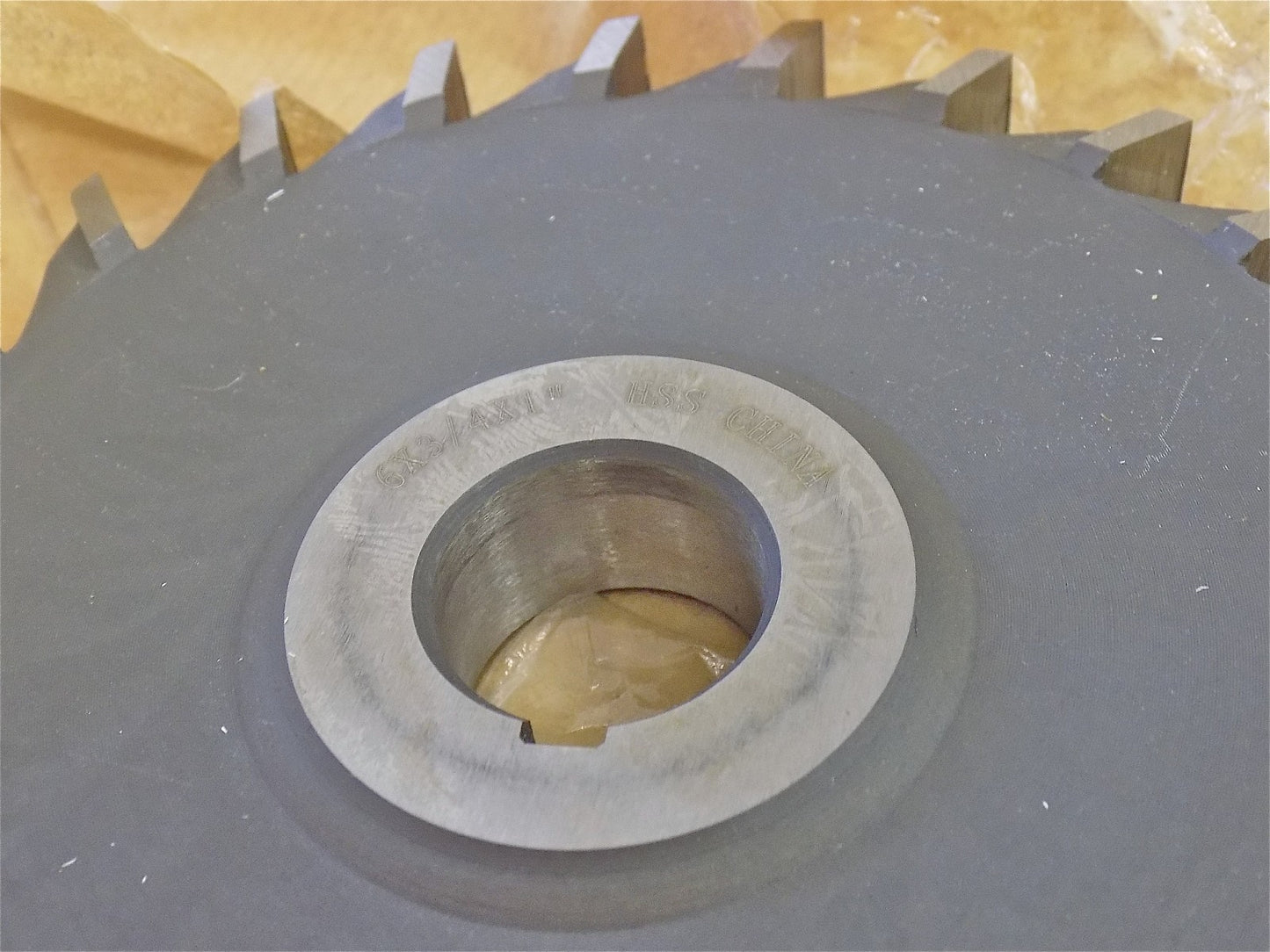 Precision HSS Side Milling Cutter 6" Dia x 3/4" W #301-6482