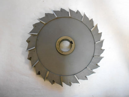 Pro  8" Diam x 7/8" Face Width Staggered Tooth Side Milling Cutter
