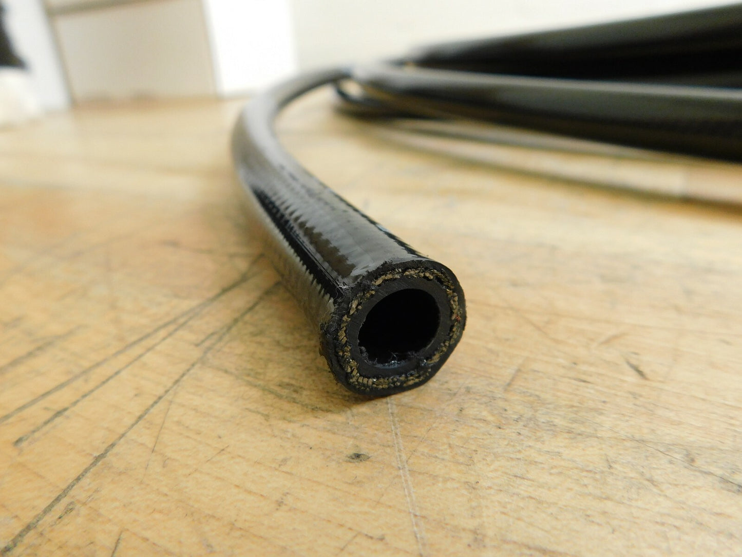 Parker 50' Long Thermoplastic Tube 3/8" ID x 0.64" OD 3000 psi Bl