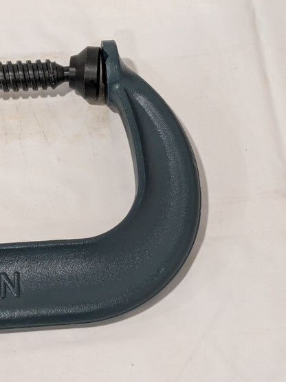 WILTON C-Clamp: 6-1/16" Max Opening, 4-1/8" Throat Depth 14256