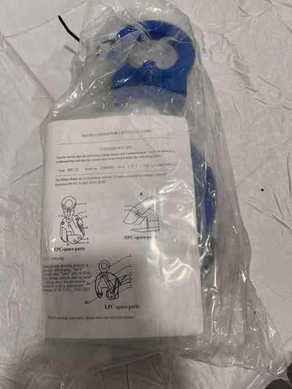 VESTIL 2,000 Lb Capacity Plate Clamp EPC-20