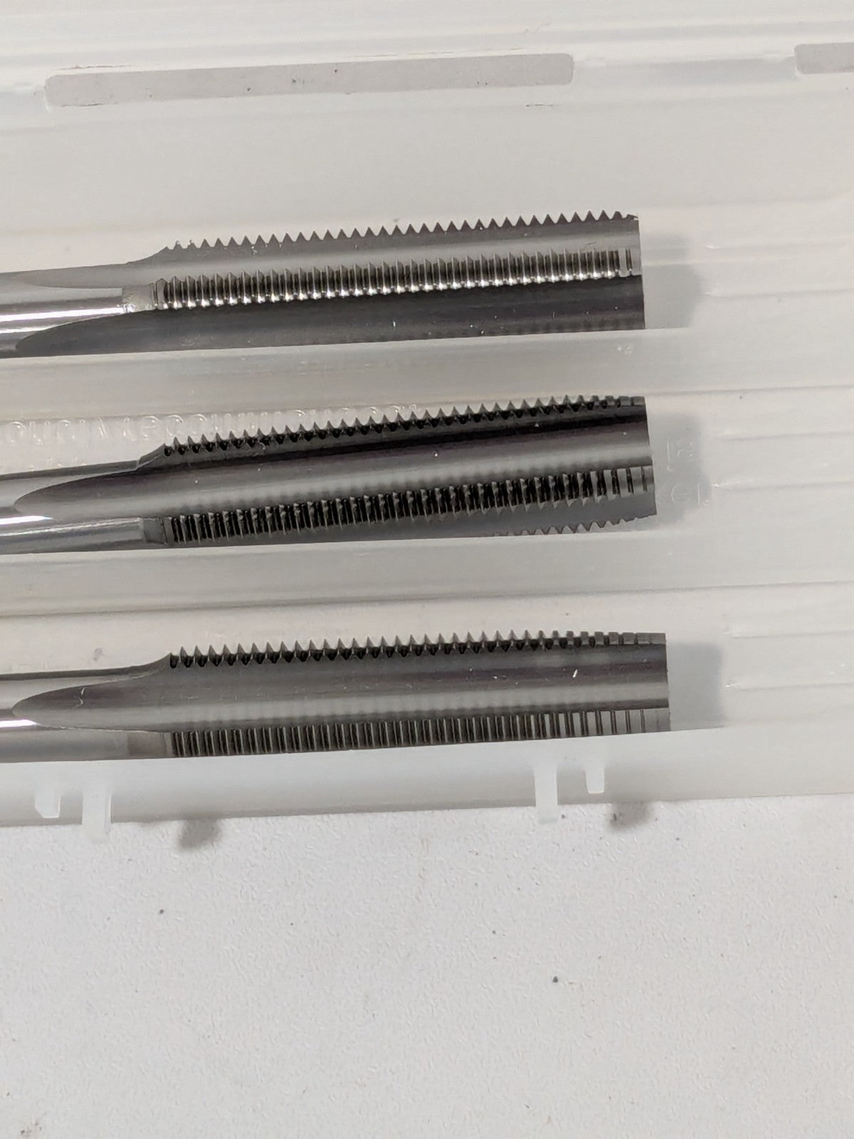 Hertel 3 Pc Tap Set: 1/2-20 UNF, 4 FL, High Speed Steel, Bright Finish 02385391
