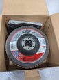 Tyrolit Flap Disc: 5" Dia, 7/8" Hole, 40 Grit, Ceramic, Type 27 Qty 5 34334429