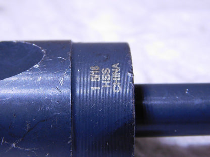 Interstate Silver & Deming Drill Bit 1-5/16 Dia RH 1/2 Shank 6 OAL 01341205