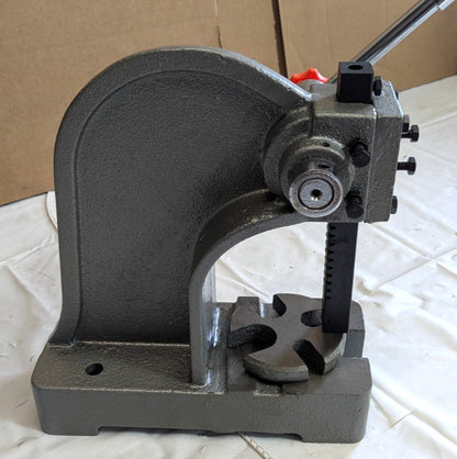 1/2 Ton Arbor Press - No. 0 - 3/4" Ram - 3-1/4" Throat - 7-1/2" Stroke 805-10050