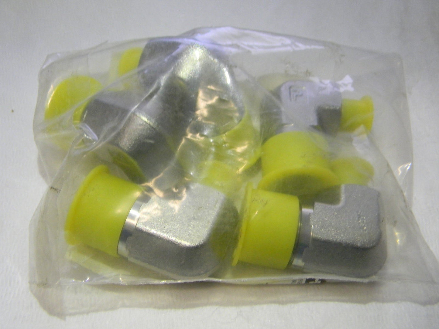 Parker 3/8" Triple-Lok Male Elbows 37° Flare NPTF Pack of 5  6-12 CTX-S