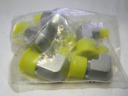 Parker 3/8" Triple-Lok Male Elbows 37° Flare NPTF Pack of 5  6-12 CTX-S