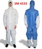 3M Protective Coverall Size: White/Blue 2XL QTY20 4535-2XL