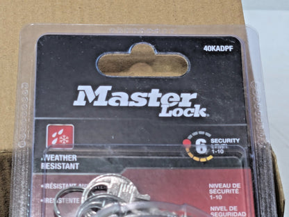 Master Lock 2-3/4" Wide Discus Padlock w/5/8" Shrouded Shackle QTY 6 4