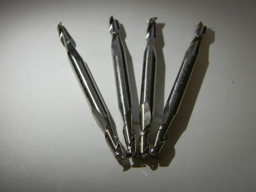 Morse Cutting Tools HSS Double End Mills 5/32" x 7/16" x 2-1/4" 2