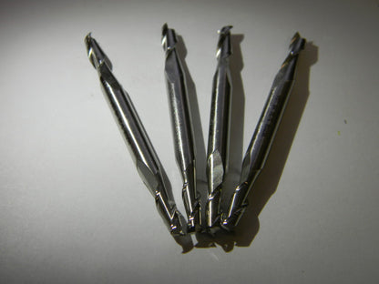 Morse Cutting Tools HSS Double End Mills 5/32" x 7/16" x 2-1/4" 2