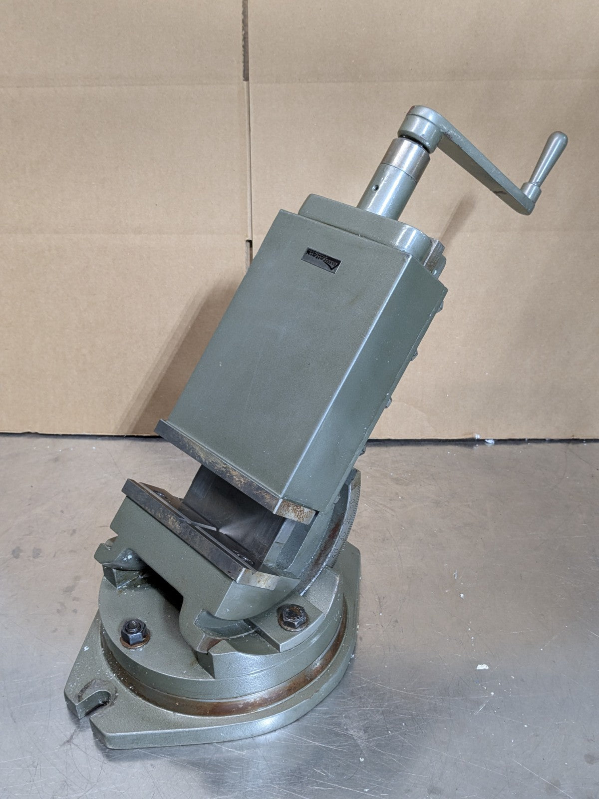 Gibraltar 2-Axis Angle Precision Machine Vise w/ Swivel Base 6" Jaw Width