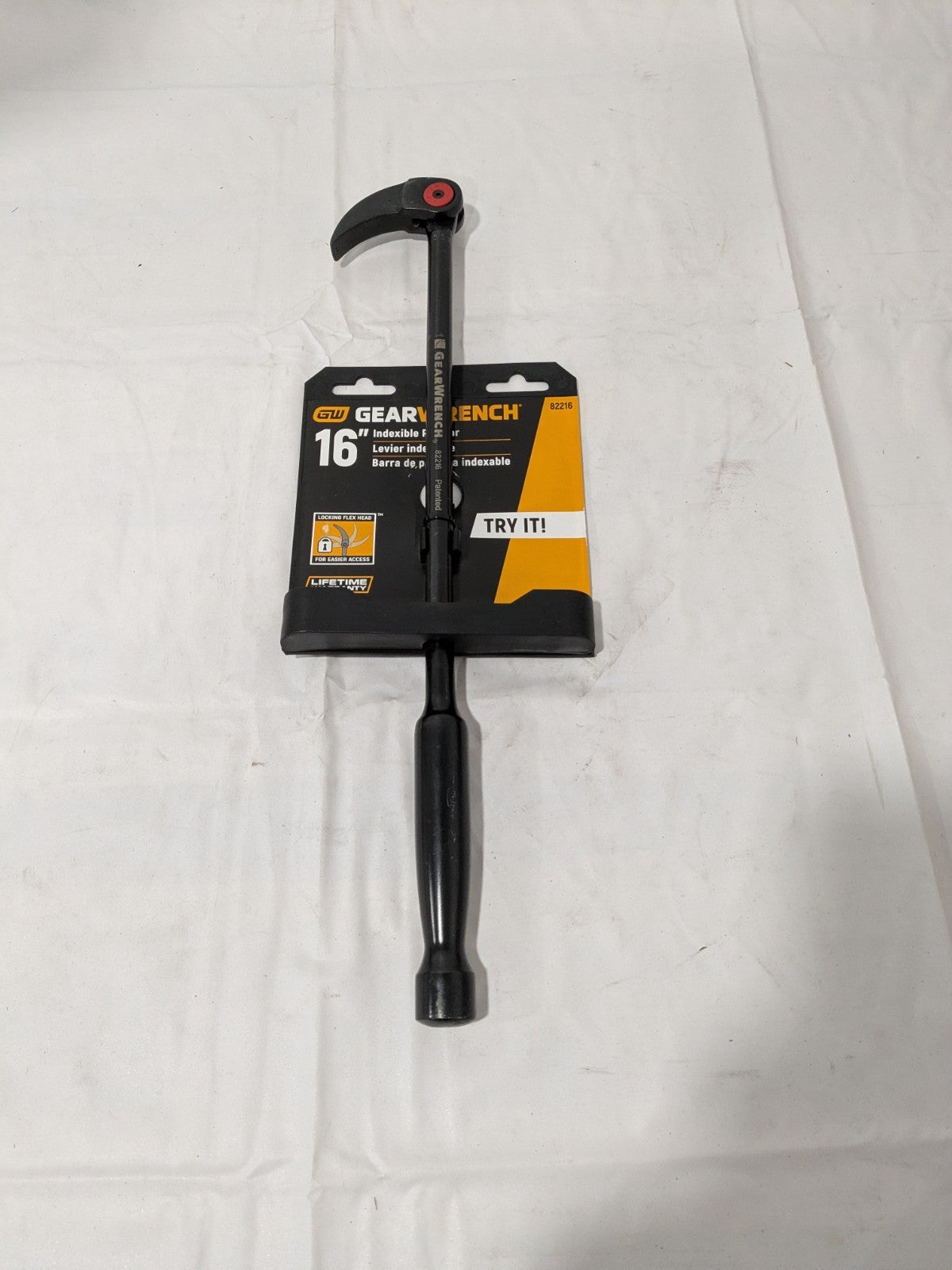GEARWRENCH 16" OAL Indexing Pry Bar Steel 82216