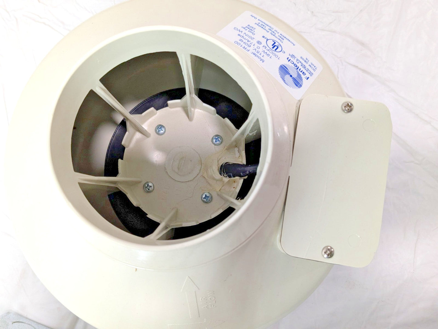 Fantech Duct Fan Fluorescent Vent-Light Kit REG 100FL