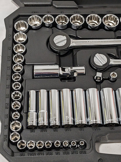 Paramount Socket Set Deep & Standard 116 Pc, 1/2, 1/4 & 3/8″ Drive PAR-3SKT-S116