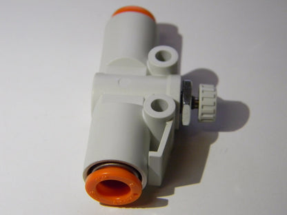 SMC Pneumatics Flow and Speed Control Valve 5/16" Tube OD x 1/4" Body