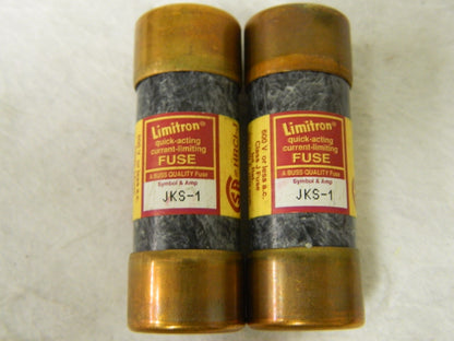 Cooper Bussmann Fast Acting General Purpose Fuse 600 VAC 1A 2 Pack #JKS-1